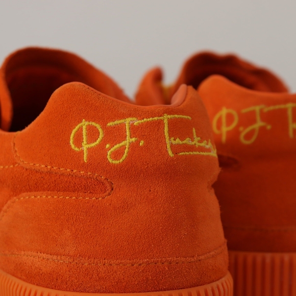 DOLCE & GABBANAOrange Leather P.J. Tucker Sneakers Sneakers - Picture 8 of 10